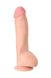 Dildo with scrotum - RealStick Elite, Suction Cup Dildo, 17 cm