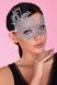 Silver mask - Livia Corsetti Fashion, One size