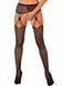 Erotic bodystocking tights Obsessive S821 with garter belt and snake pattern, one size SO8162 - photos (1
