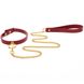 Ошейник с кольцом и поводком - Taboom O-Ring Collar and Chain Leash