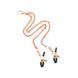 Liebe Seele Rose Gold Memory Collar With Nipple Clamps, leather SO9495 - photos (5