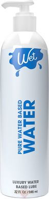 Lubricant - Wet Pure Water Based (946 ml)