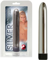 Классический вибратор - Silver Vibrator