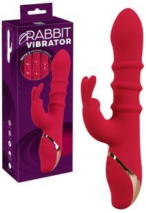 Hi-tech вибратор - Rabbit Vibrator with 3 Moving Rings, движущиеся кольца 42-054020420000 фото