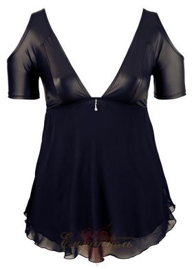 Negligee - 2251108 Party Top black, XL
