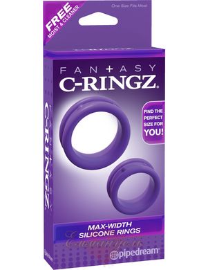 Ерекційні кільця - Fantasy C-Ringz Max Width Silicone Rings