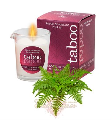Massage candle for men - Massage candle TABOO CARESSES ARDENTES