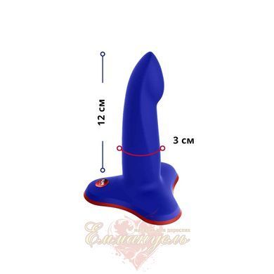 Фаллоимитатор - Fun Factory LIMBA FLEX S, синий, гибкий, с эффектом памяти, подходит для точки G SX0994 фото