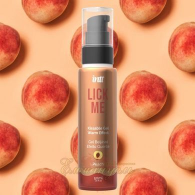 Oral pleasure warming gel Intt Lick Me Kissable Gel Peach 50 ml sugar-free SX1696 &mdash; photos