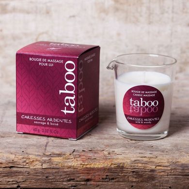 Масажна свічка для чоловіків - Massage candle TABOO CARESSES ARDENTES