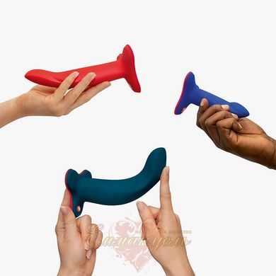 Фаллоимитатор - Fun Factory LIMBA FLEX S, синий, гибкий, с эффектом памяти, подходит для точки G SX0994 фото