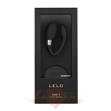 Vibrator for couples - LELO Tiani 3 Black, 2 motors, remote control