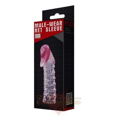 Насадка на член - Male-Wear Net Sleeve Pink 6603BI0044 фото