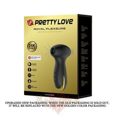 Вакуумний вібростимулятор - Pretty Love Hammer, вакуум + вібрація 6603BI0795 фото