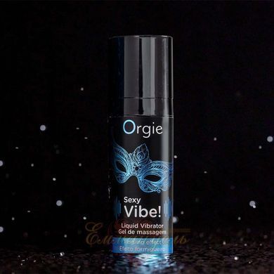 Liquid Vibrator - ORGIE Sexy Vibe! Liquid Vibrator, 15 мл - Average intensity SX1549 &mdash; photos