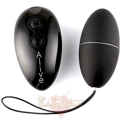 Vibrating egg - Alive Magic Egg 2.0 Black with remote control