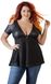 Negligee - 2251108 Party Top black, XL