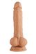 Realistic vibrator with testicles on a suction cup - Femme Funn Turbo Baller, Beige