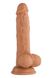 Realistic vibrator with testicles on a suction cup - Femme Funn Turbo Baller, Beige