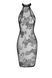 Translucent dress - F240 Noir Handmade, black, 3XL SX0144 - photos (5