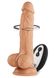 Realistic vibrator with testicles on a suction cup - Femme Funn Turbo Baller, Beige