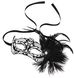 STEAMY SHADES Mardi Gras Mask with Feathers
