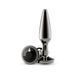 Анальная пробка NS Novelties Rear Assets - Tapered - Medium - Gunmetal - Black SX4388 фото 1