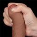 Фалоімітатор Sliding-Skin Dual Layer Dong 7" Brown з реалістичною текстурою та подвійним шаром 6452LV317301 фото 12