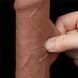 Фалоімітатор Sliding-Skin Dual Layer Dong 7" Brown з реалістичною текстурою та подвійним шаром 6452LV317301 фото 13