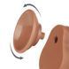 Фалоімітатор Sliding-Skin Dual Layer Dong 7" Brown з реалістичною текстурою та подвійним шаром 6452LV317301 фото 7