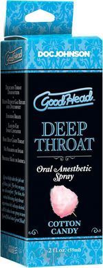 Спрей для минета Doc Johnson GoodHead deepthroat spray - cotton candy 59 мл для глубокого минета SX1321 фото