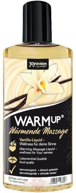 Massage oil - WARMup Vanilla, 150 ml bottle