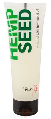 Гель для массажу - Just Play Hempseed Gel 80 мл, с питательным маслом семян конопли