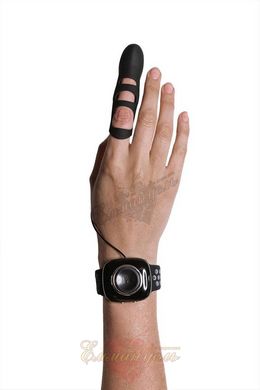 Вибратор на палец - Adrien Lastic Touche (S) для глубокой стимуляции с пультом управления на руке