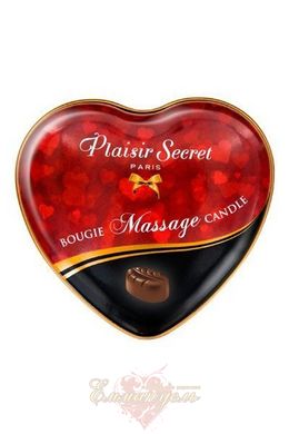 Массажная свеча сердечко - Plaisirs Secrets Chocolate (35 мл)