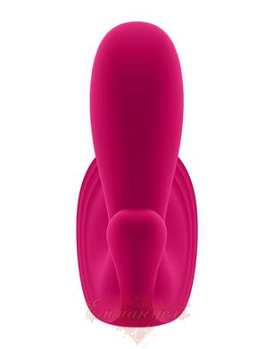 Double smart vibrator in panties - Satisfyer Top Secret+ Pink