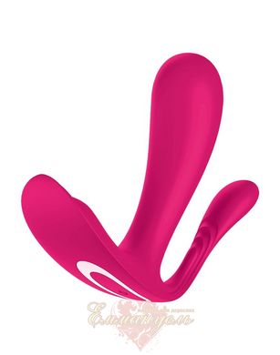 Double smart vibrator in panties - Satisfyer Top Secret+ Pink