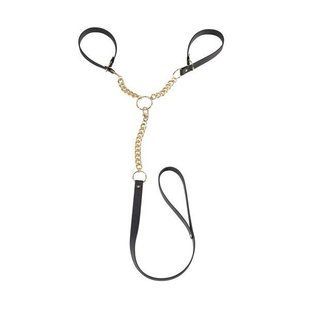 Leash Bindings - Indiscrets MAZE - T-Restraints Black SO2651 &mdash; photos