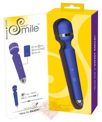 Hi-tech вибратор - Sweet Smile Rechargeable Wand 61325906650000 фото