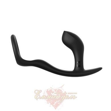 Anal plug with an erection ring - Fun Factory BOOTIE RING slate SX0972 &mdash; photos