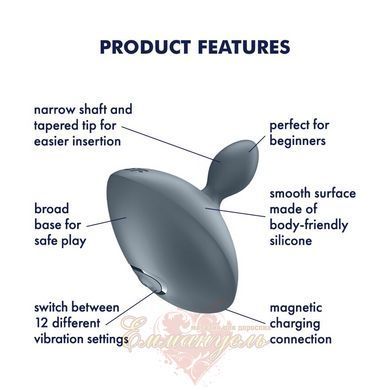 Anal vibrating plug Satisfyer Booty Absolute Beginners 4 for beginners, insertion part 3 cm SX0545 &mdash; photos