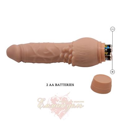 Vibrator - Barbara Clark Vibrator Flesh, 19,5 см