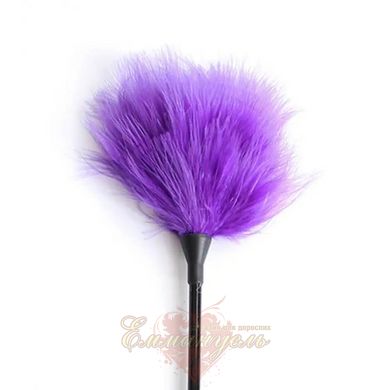 Tickle - DS Fetish Purple feathers on a long handle 40cm