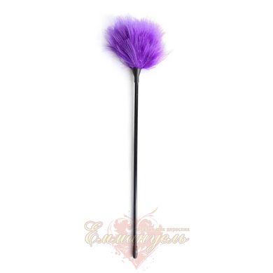 Tickle - DS Fetish Purple feathers on a long handle 40cm