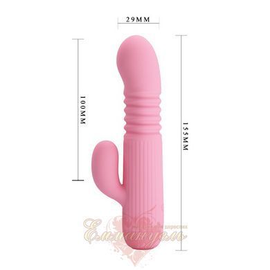 Hi-tech вибратор - Pretty Love Leopold Up/Down Vibrator Pink 6603BI0706 фото