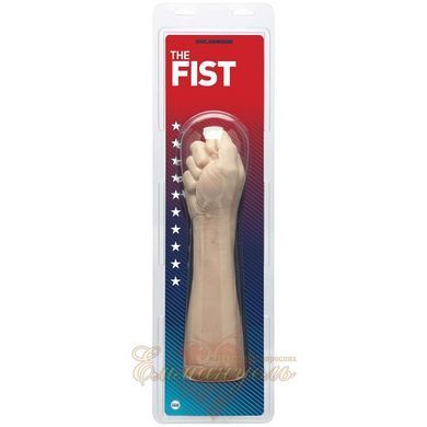 Кулак для фістингу - Doc Johnson The Fist, Flesh, реалістична чоловіча рука, довге передпліччя SO8679 фото
