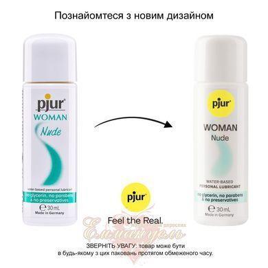 Water-based lubricant Pjur Woman Nude 30 ml, free from preservatives, parabens and glycerin PJ11850 &mdash; photos