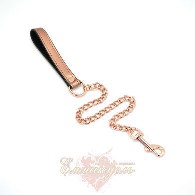 Liebe Seele Rose Gold Memory Collar With Leash, leather SO9494 &mdash; photos