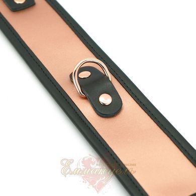 Liebe Seele Rose Gold Memory Collar With Leash, leather SO9494 &mdash; photos