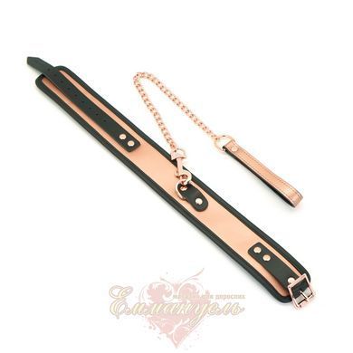 Liebe Seele Rose Gold Memory Collar With Leash, leather SO9494 &mdash; photos
